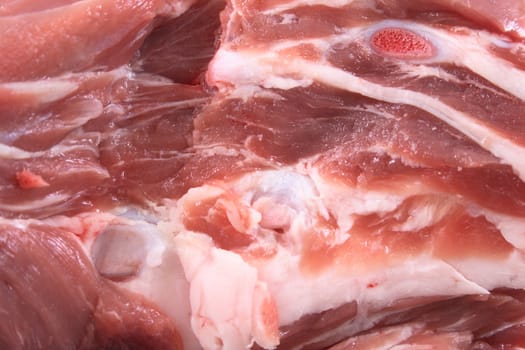 meat from the pig as very natural background 