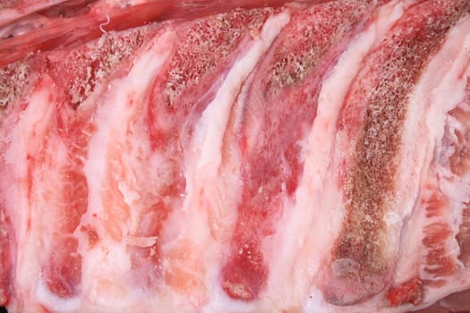 meat from the pig as very natural background 