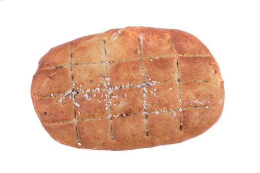 czech bread isolated on the white background