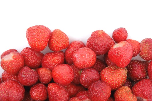 strawberries as very nice red natural food background