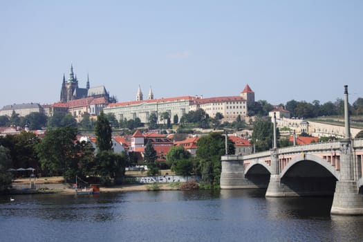 Prague castle in the capital of the Czech republic