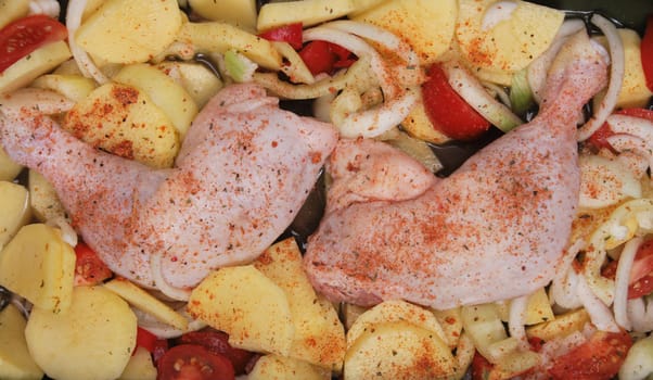 raw chicken meat as nice food background