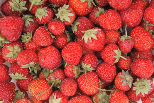 strawberries as very nice red natural food background