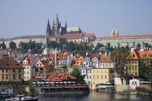 Prague castle in the capital of the Czech republic
