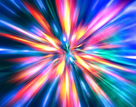 abstract explosion background generated by the computer 