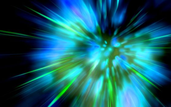 abstract explosion background generated by the computer 