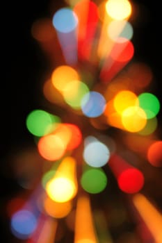 nice christmas color lights as holiday background