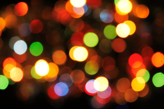 color xmas background from the color lights