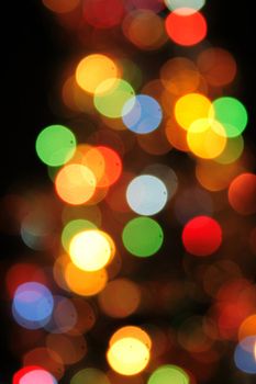 color xmas background from the color lights