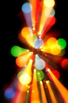 color xmas background from the color lights