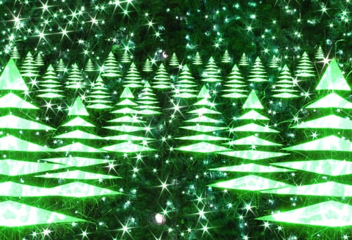 xmas background from the lights in the night