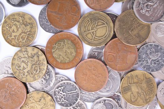 color czech money texture as finnancial background 