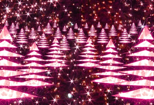 xmas background from the lights in the night