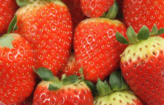 fruit red background from the fresh strawberries
