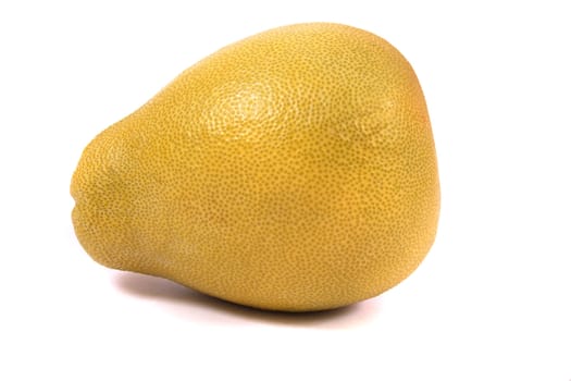 fresh yellow pomelo on the white background