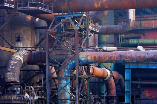 very nice steel background from the Ostrava city