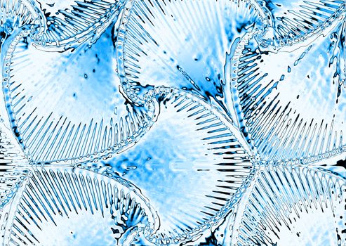 abstract ice background generated by the computer