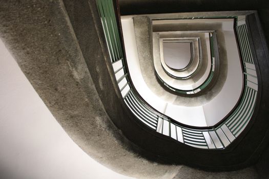 stairs from the very old house from Ostrava city 