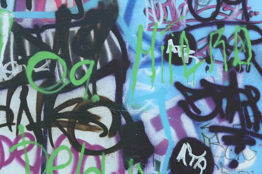 very nice street art texture from the wall 