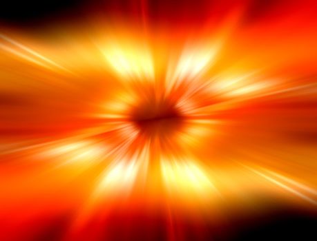 abstract explosion background generated by the computer
