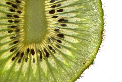 very nice fresh kiwi background macro shot 