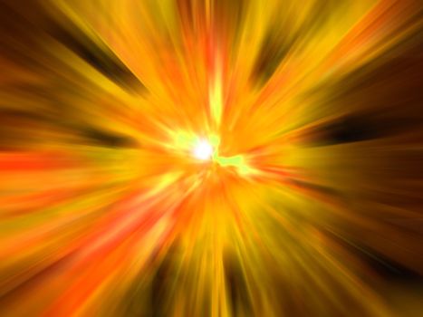 abstract explosion background generated by the computer
