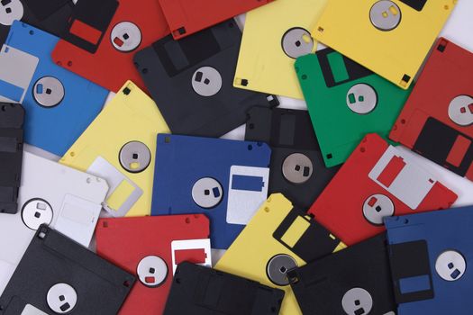 fdd disks background in the different colors 