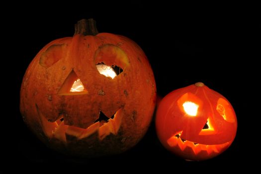 traditional halloween pumpkin as very nice  holiday background