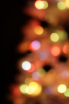 color lights as very nice christmas background