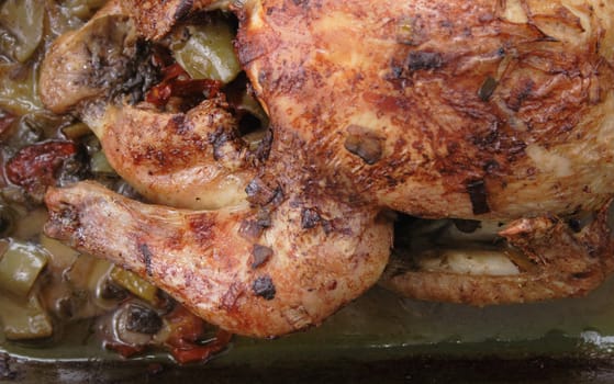 grilled chicken as very nice food background