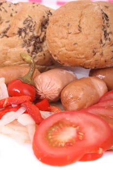 typical czech food after drink party named utopenci
