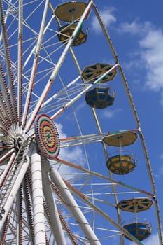very nice carousel and blue sky in the Prague 