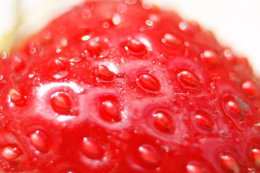 detail of strawberry as nice food background