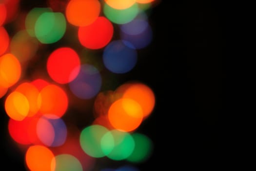 christmas background from the color xmas lights