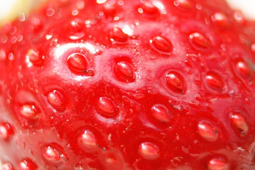 detail of strawberry as nice food background