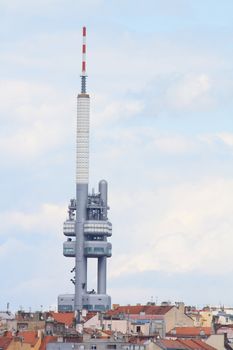 tv and gsm tower in the Prague 