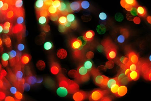 nice xmas background from the christmas lights