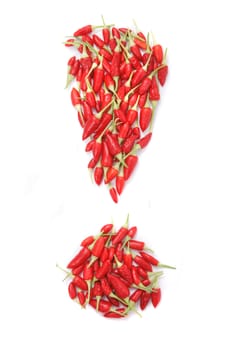 very nice spice background from the chili 