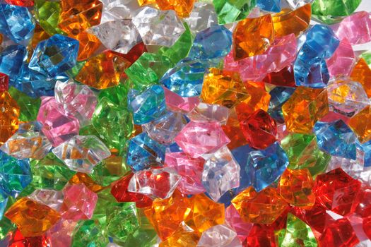 color plastic diamonds as very nice luxury background