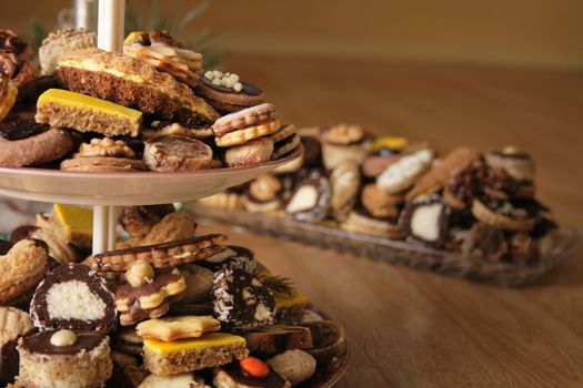 traditional christmas handmade cookies from czech republic