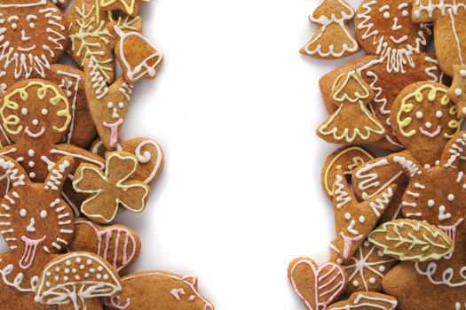 traditional christmas handmade cookies from czech republic