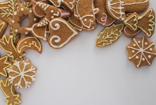 traditional christmas handmade cookies from czech republic