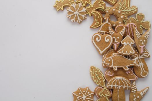 traditional christmas handmade cookies from czech republic