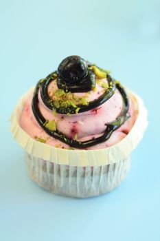 sweet desert (czech muffin) as very nice food background