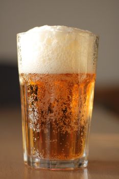 beer in the glass as very nice drink background