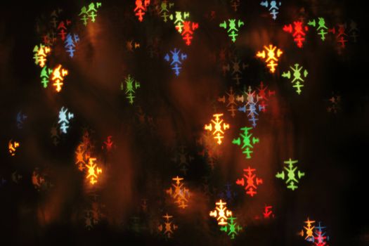 christmas background from the color xmas lights