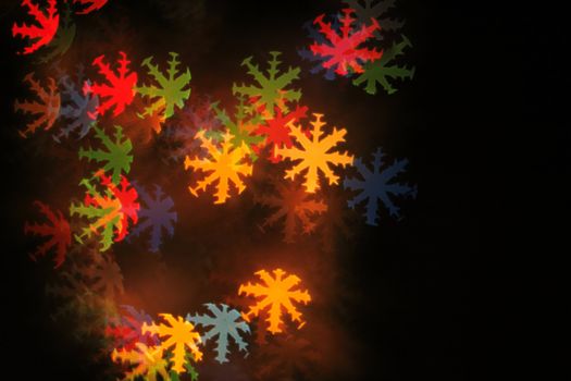 christmas background from the color xmas lights