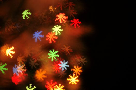 christmas background from the color xmas lights
