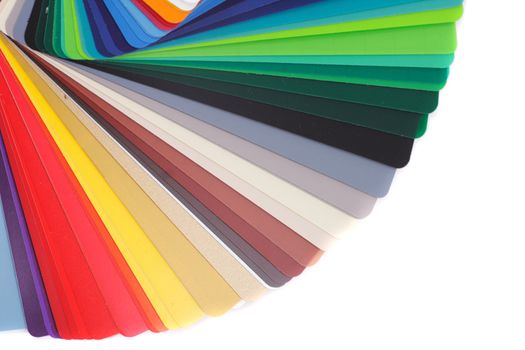 color palette isolated on the white background 