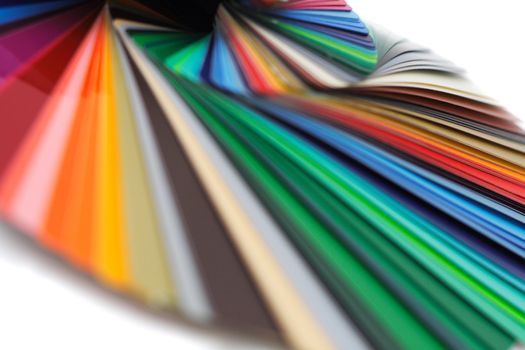 color palette isolated on the white background 